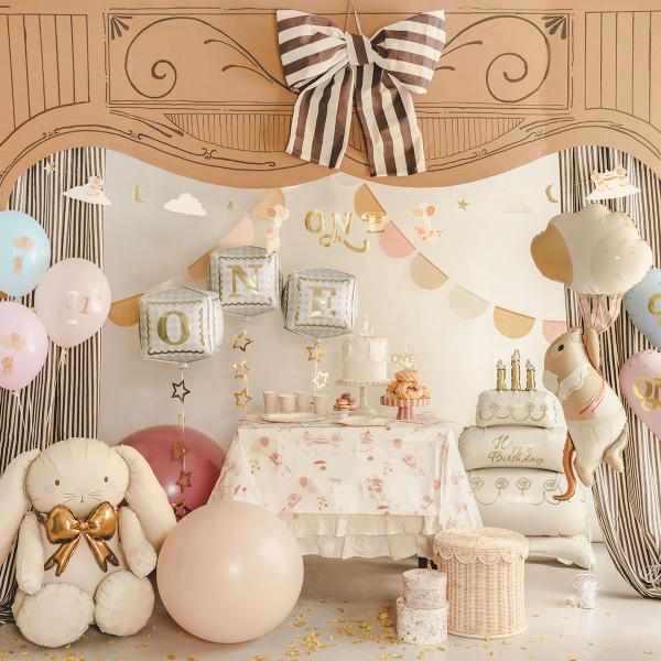 Folieballoner One Kuber 3-pak