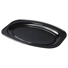 Ovale Serveringsfade Sort 45x30 cm 5-pak