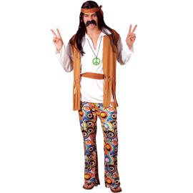 Woodstock Hippie Kostume X-Large