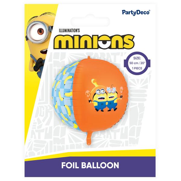 Minions Rund Folieballon 50 cm