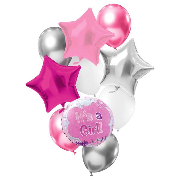 Ballonbuket It's A Girl Mix