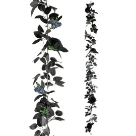 Blomsterguirlande med Roser og B&aelig;r