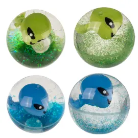 Blinkende Alien Hoppebold 6,5 cm