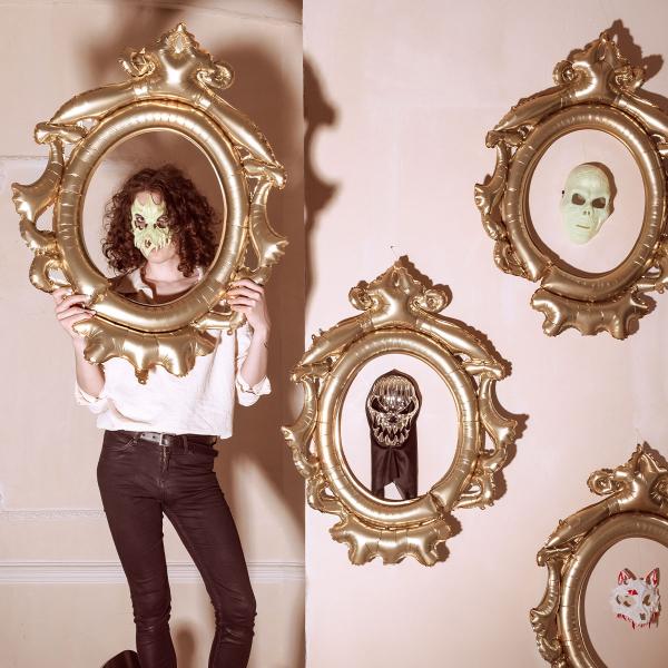 Dødningehoved Selvlysende Maske