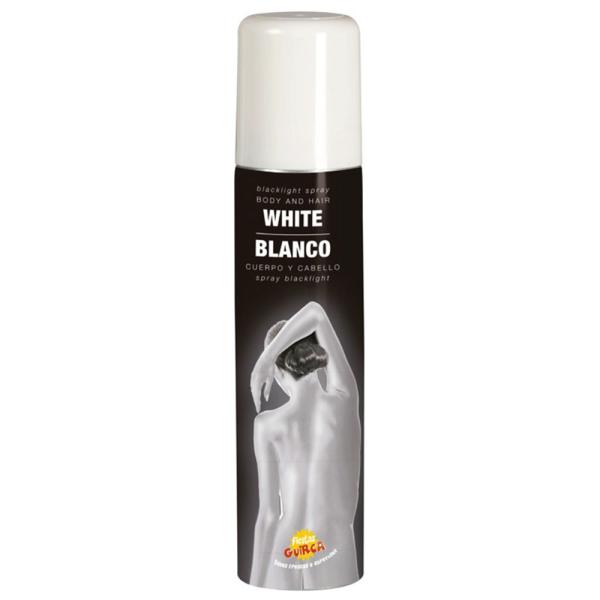 Hår- og Kropsfarve Spray Hvid