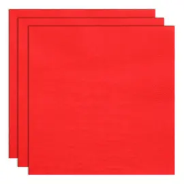 Engangsservietter Rød 24 cm 20-pack