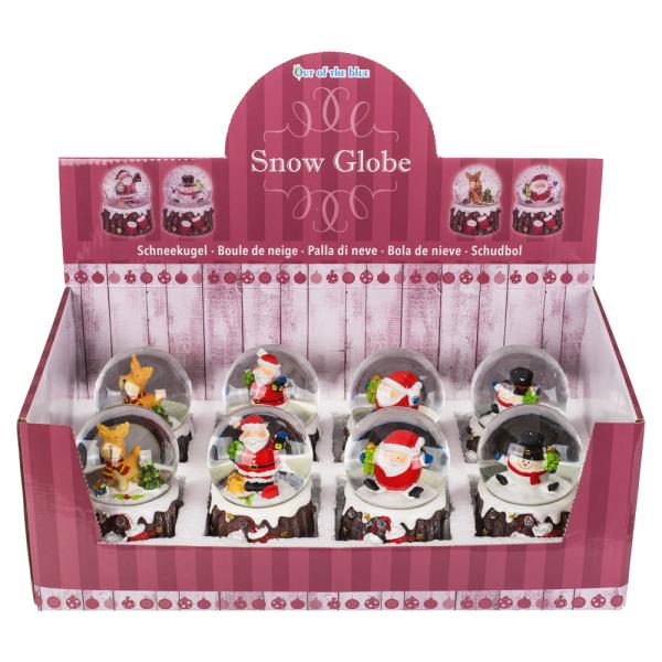 Snekugle med Julefigur