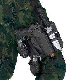Milit&aelig;rs&aelig;t med Leget&oslash;jsv&aring;ben og L&aring;rhylster