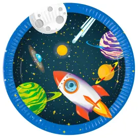 Space Rocket Paptallerkener