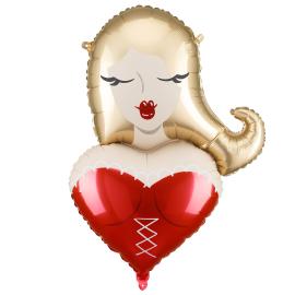 Folieballon Pige 57 x 74,5 cm