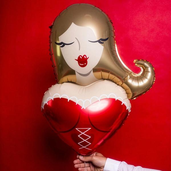 Folieballon Pige 57 x 74,5 cm