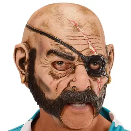 Pirat Maske med Åben Mund