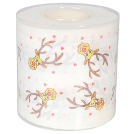 Toiletpapir Jul med Rensdyrmotiv