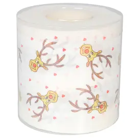 Toiletpapir Jul med Rensdyrmotiv