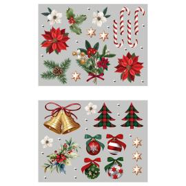 Vinduesklisterm&aelig;rker med Julemotiv