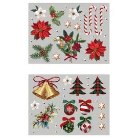 Vinduesklisterm&aelig;rker med Julemotiv