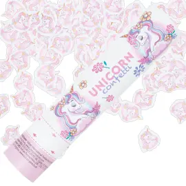 Konfettikanon Enhj&oslash;rninger 25 cm