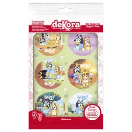 Kagebilleder Bluey & Bingo 5,8 cm 17,5 g 6-pak