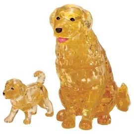 3D Krystal Puslespil Hunde