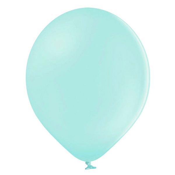 Små Lyse Pastel Mintgrønne Latexballoner 100-pak