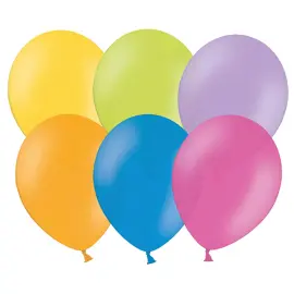 Små Latexballoner Pastel Mix 100-pak