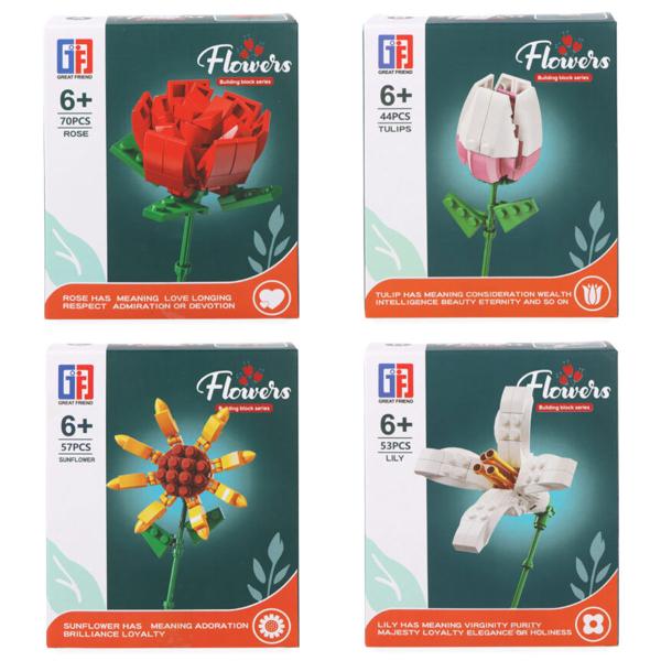 Byggeklodser Blomst 6+ år