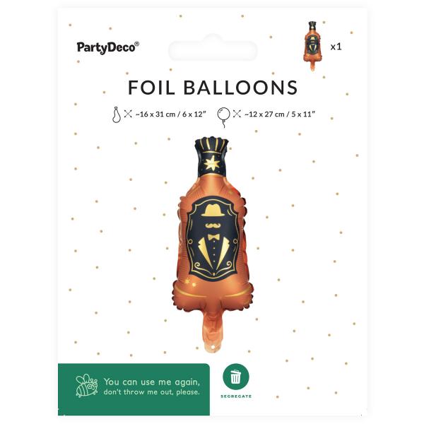 Folieballon Whiskyglas