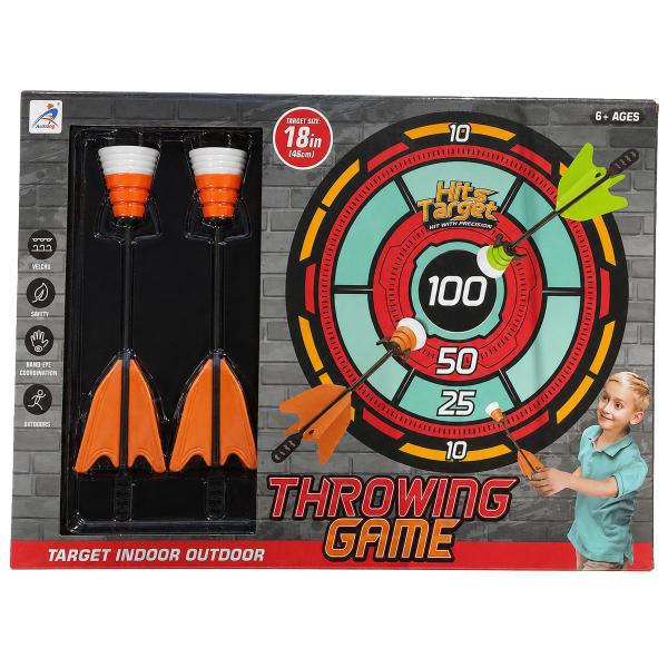 Dartskive med Dartpile til Børn 46 cm 6+ år