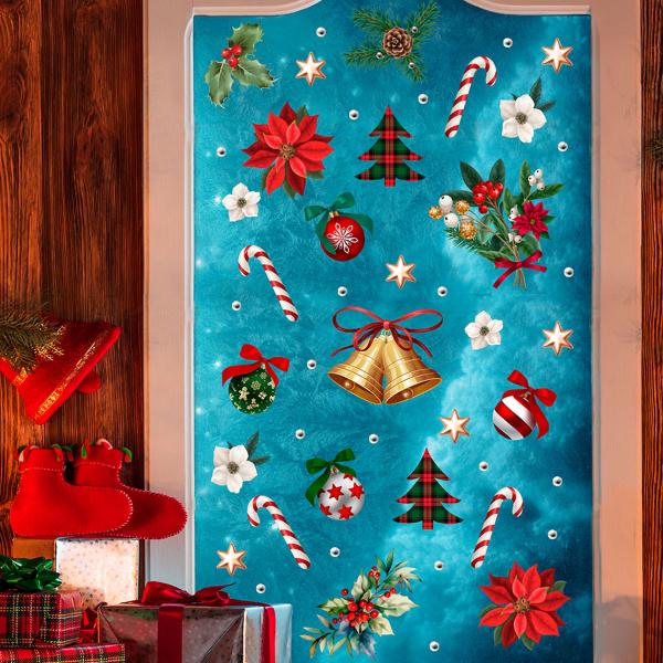 Vinduesklistermærker med Julemotiv