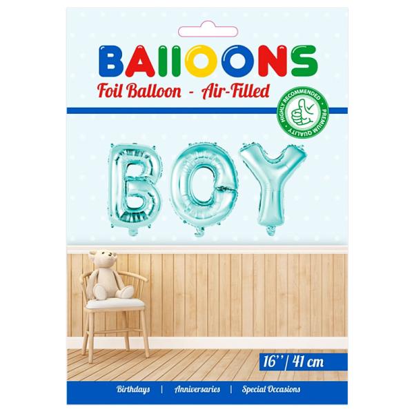 Folieballoner Baby Shower Boy