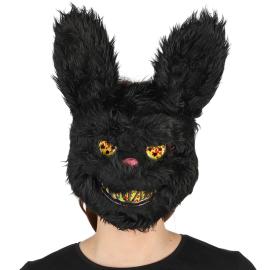 Plys Uhyggelig Kaninmaske Sort