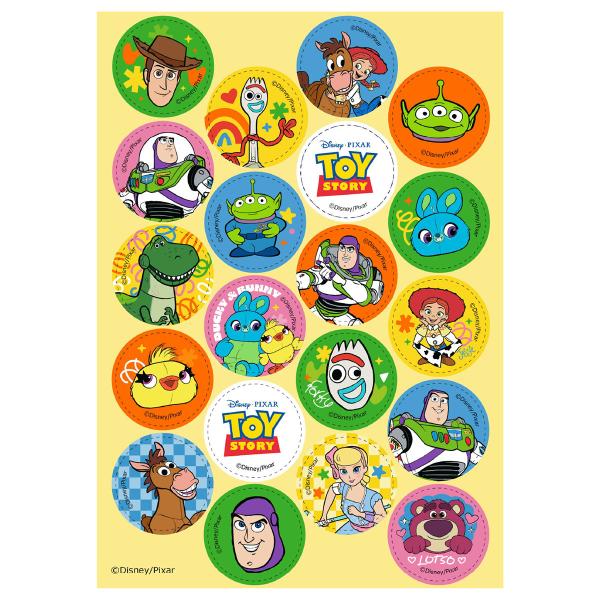 Kagebilleder Toy Story 3,4 cm 17,5 g 20-pak