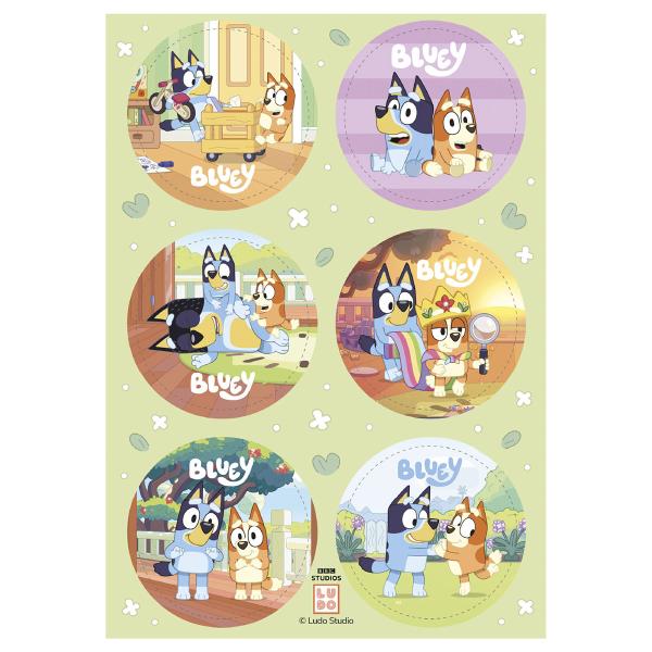 Kagebilleder Bluey & Bingo 5,8 cm 17,5 g 6-pak