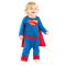 Superman Kostume med Kappe Børn 12-18 måneder