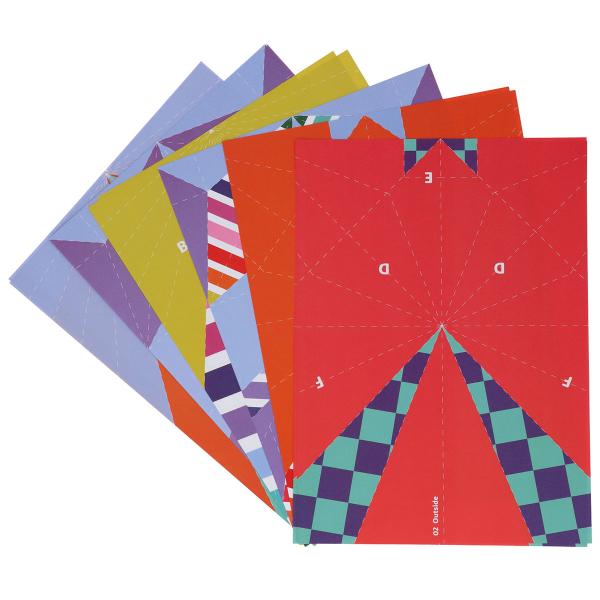 DIY Papirfly Stripetastic 12-pak