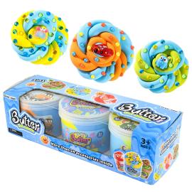 Duftende Butter Slime med Bil og Monster