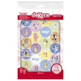 Kagebilleder Bluey 3,4 cm 17,5 g 20-pak
