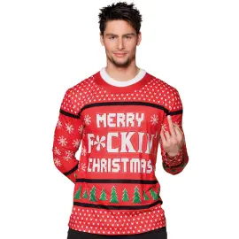 Juletrøje Merry F*ckin' Christmas