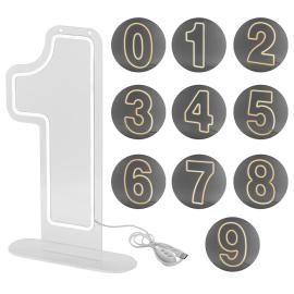 LED Neon Tal Hvid 50 cm