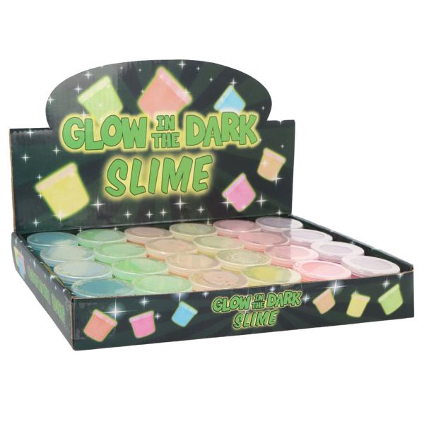 Selvlysende Slime i Bøtte 20 g