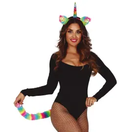 Regnbue Enhjørninghorn og Hale Tilbehørssæt