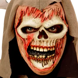 Skind og Ben Zombie Maske Børn