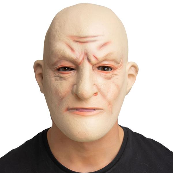 Latexmaske Sej skaldet mand