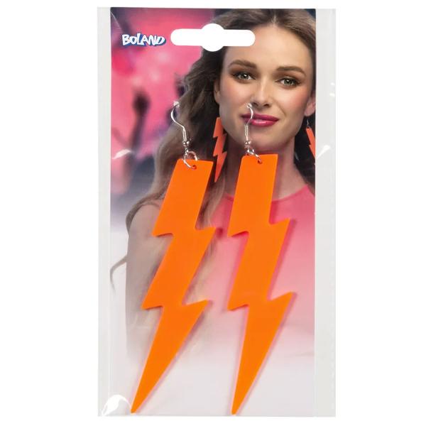 Lyn Øreringe Neonorange