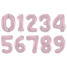 Talballon Pastellyser&oslash;d Matt Metallic