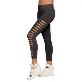 80'er Leggings med Hul Sorte