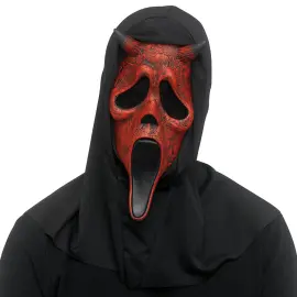 Ghostface Maske med Horn