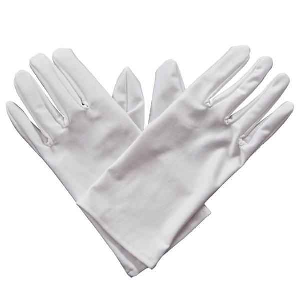 Hvide Handsker 22 cm