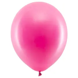 Rainbow Latexballoner Pastel Fuchsia