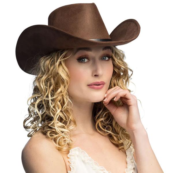 Det Vilde Vesten Brun Cowboyhat